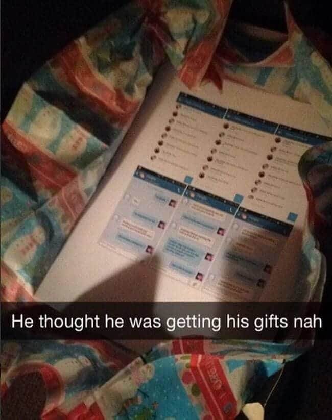 This Person Who Gave Her Boyfriend A Memorable Birthday Gift After He Cheated