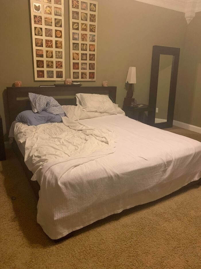 This Guy Who Got Tired Of Making The Bed Every Day