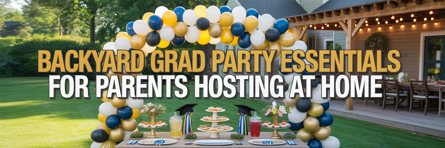Backyard Grad Party Essentials For Parents Hosting At Home