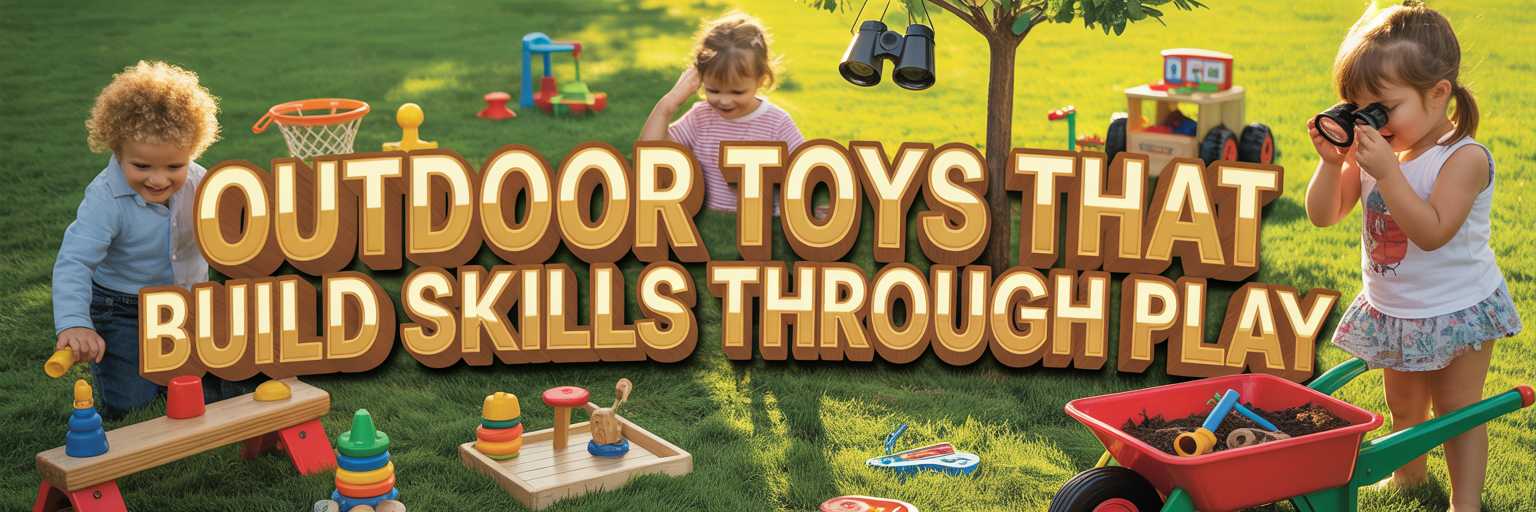 Outdoor Toys That Help Kids Build New Skills While They Play