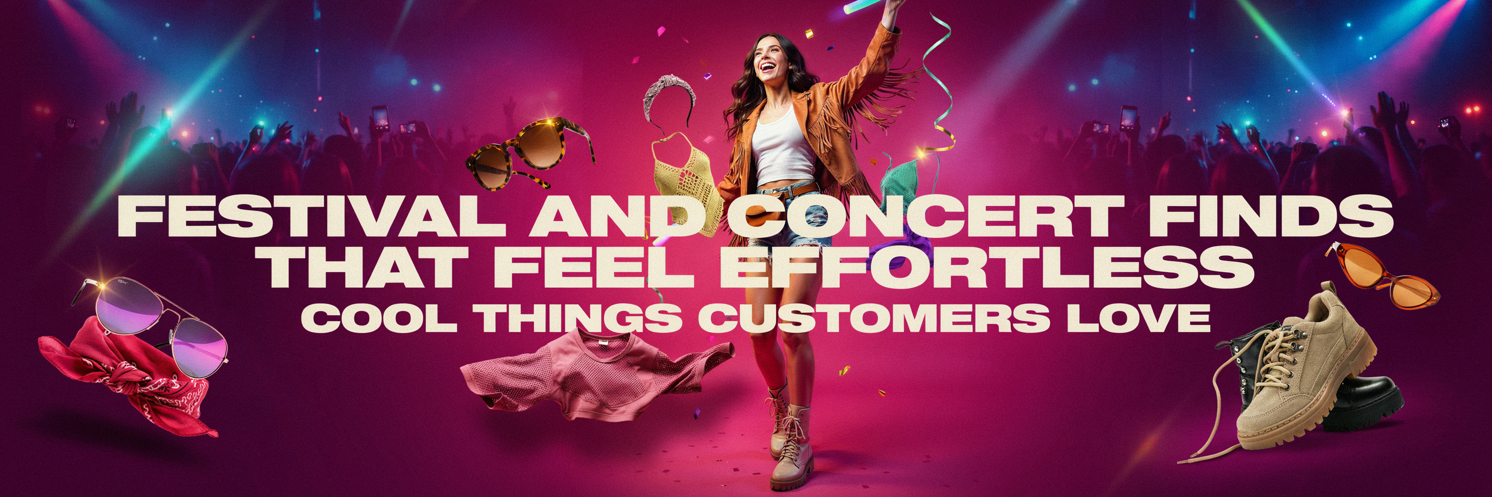 Festival And Concert Finds That Feel Effortless‚ Cool That Customers Love