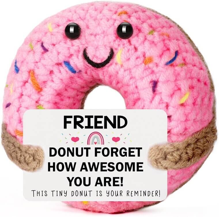 Crochet Donut Gift - Cute & Inspirational for Friends 