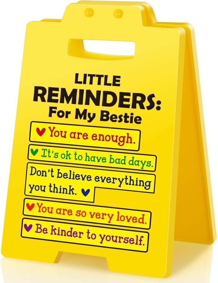 Bestie Gift Sign - Uplift Your Friend's Space with Positivity 