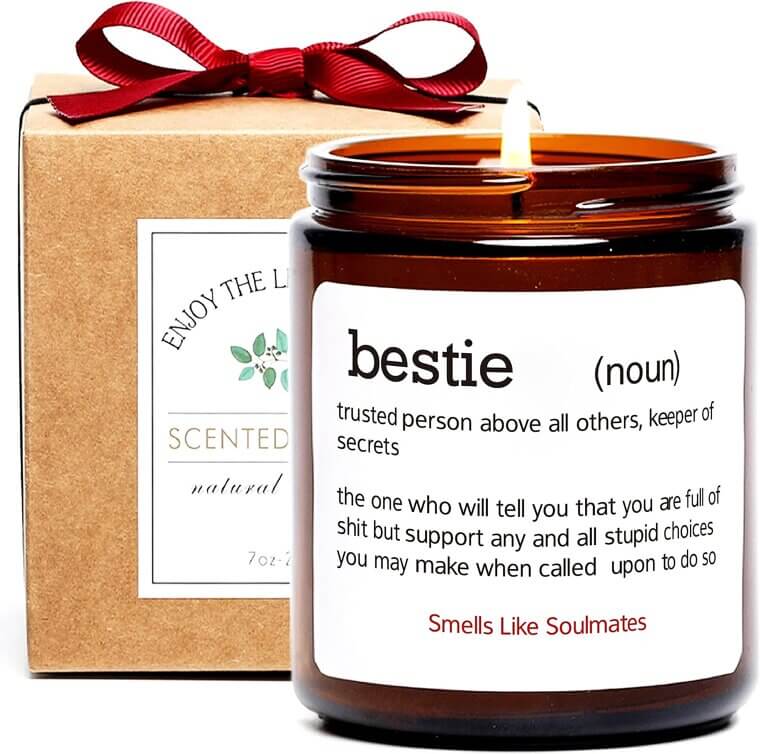 Bestie Candle Gift - Perfect for Birthdays & Galentines 