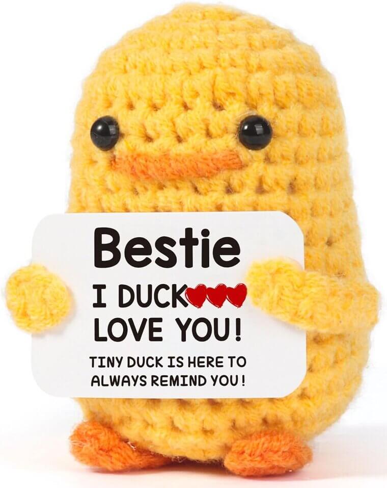 MBL Crochet Duck Gift - Perfect for Friends & Besties 
