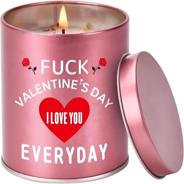 Valentine's Day Candle - Perfect Gift for Her! 