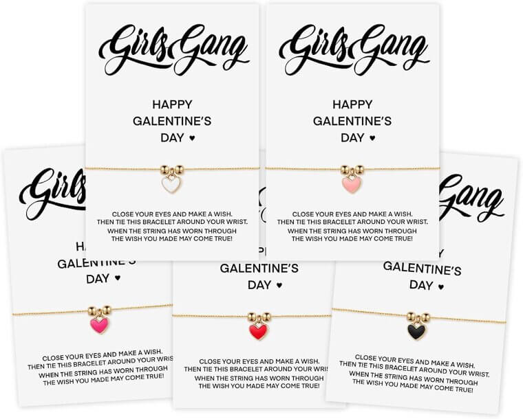 Ferreve Galentines Friendship Bracelets - Perfect Party Favors for Friends - Now 17% Off!