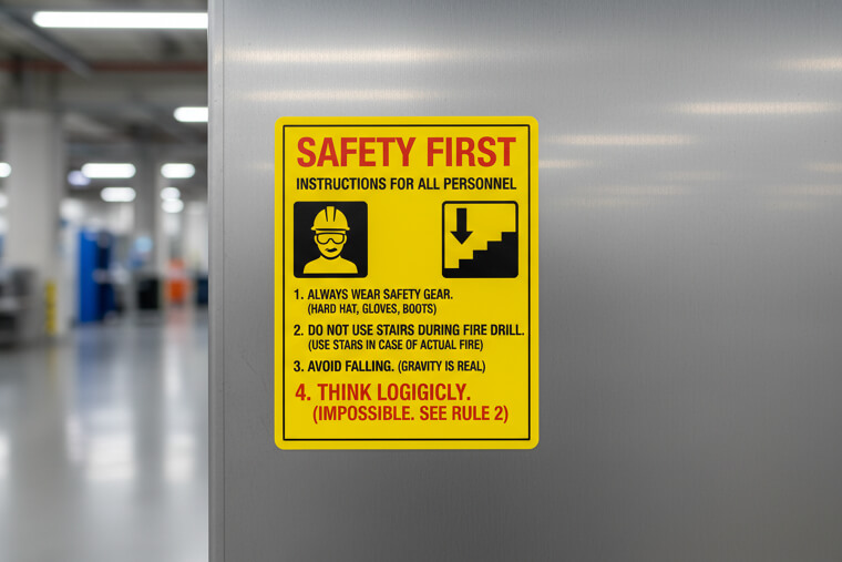 Safety First, Logic Second