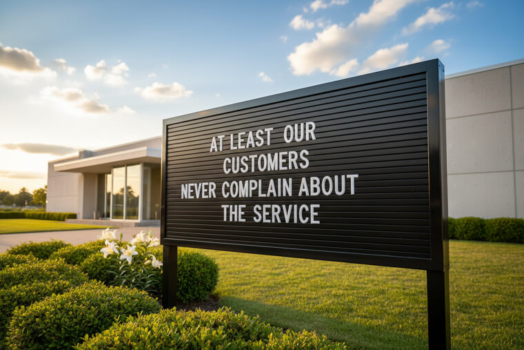 Funeral Home Signs That Found the Light Side