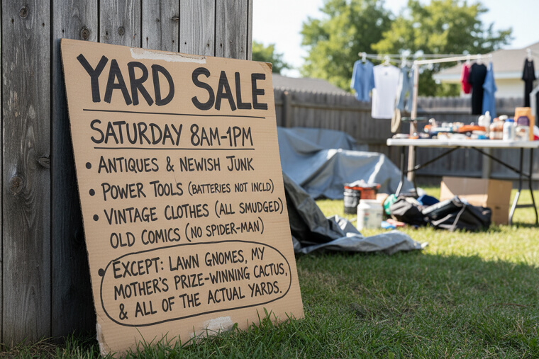 The Yard Sale That Sold Everything But Yards