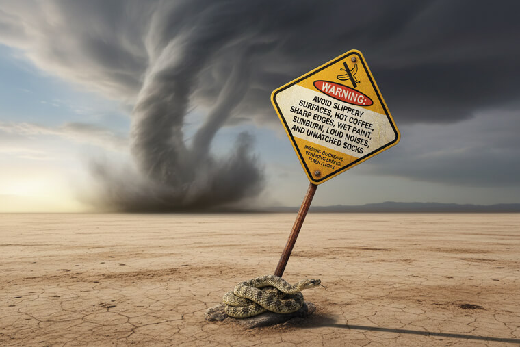 Warning About Everything Except the Actual Danger