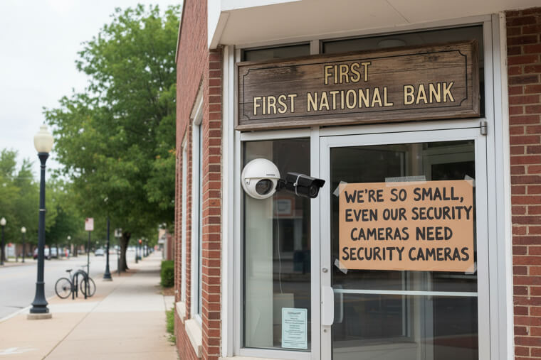 Bank Signs That Questioned Their Own Security