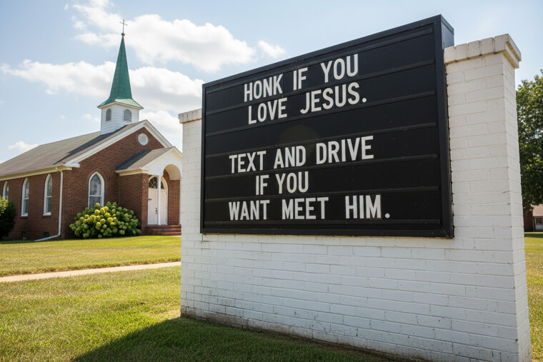 Church Signs That Accidentally Preached the Wrong Message
