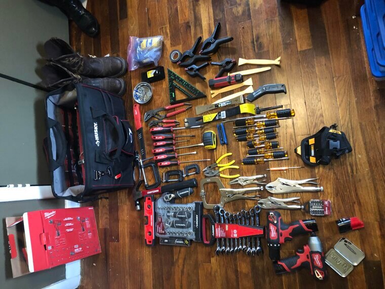 Tools on the Floor