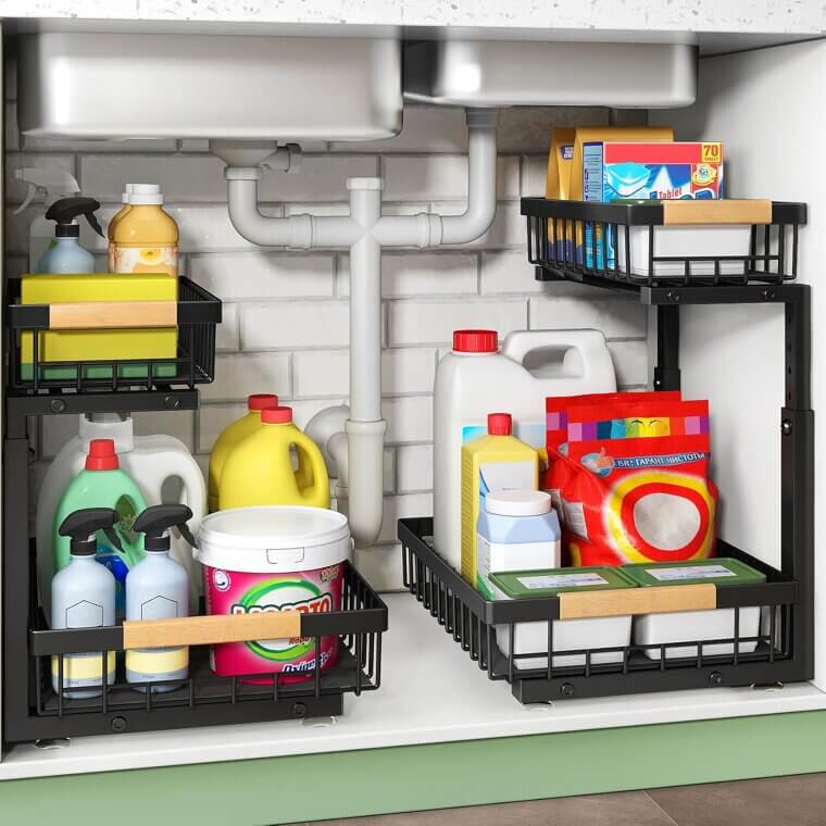 Under Sink Organizer - Tidy Up Your Space with Ease - Now 15% Off!