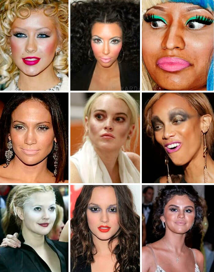 Terrible Makeup, Celebrity Edition