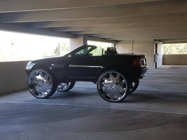 ​Oversized Rims With Low Profile Tires