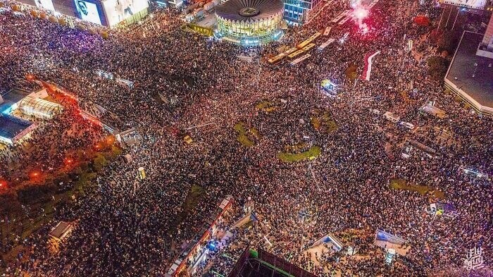 100,000 People Gather In Poland To Protest Abortion Laws