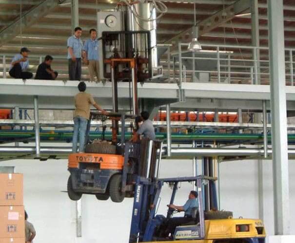 Forklifts On Forklifts
