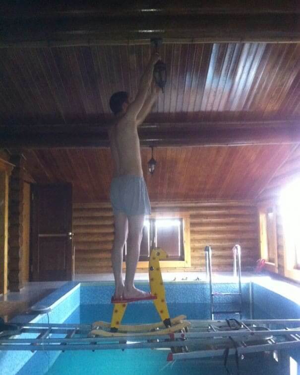 He Is Auditioning For Cirque Du Soleil
