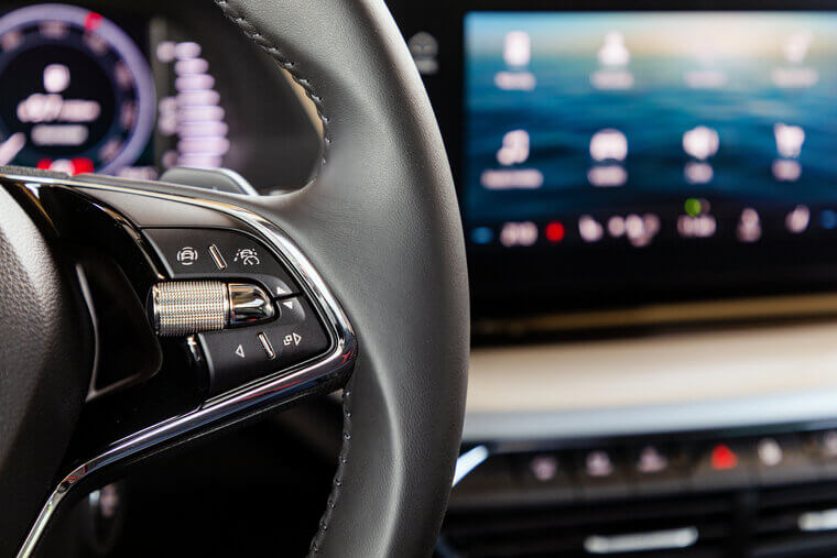 Easy-To-Reach Dashboard Controls for Quick and Safe Adjustments