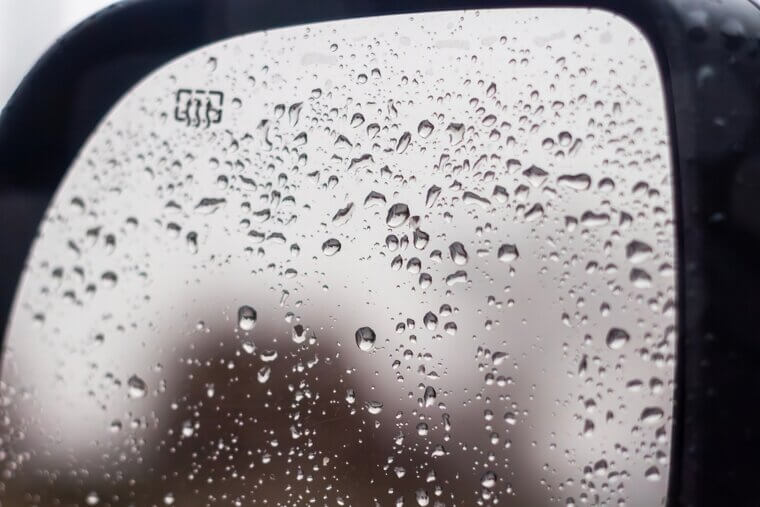 Heated Side Mirrors to Quickly Clear Frost, Ice, and Fog