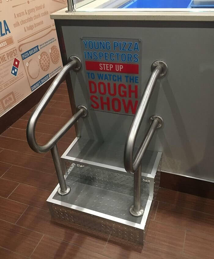 Steps for Young Pizza Inspectors to Watch the Process in Domino's