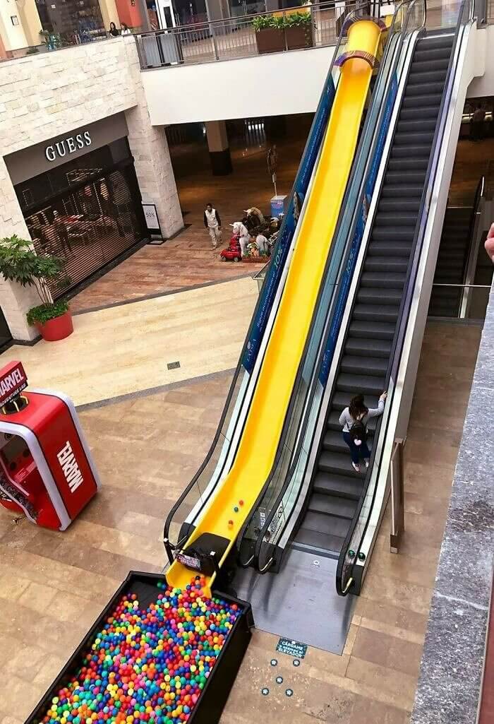 The Big Question; Do You Take the Stairs or the Slide?
