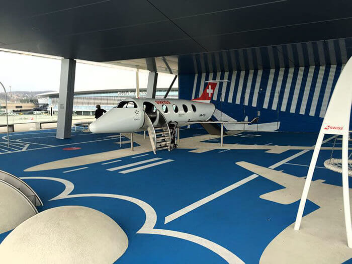 A Mini Airport Playground at the Airport in Zurich
