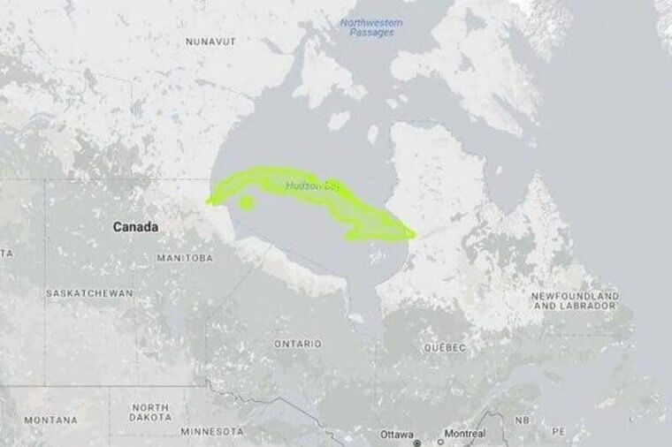 Cuba Compared To Hudson Bay