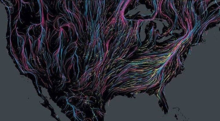 Migratory Routes In North America