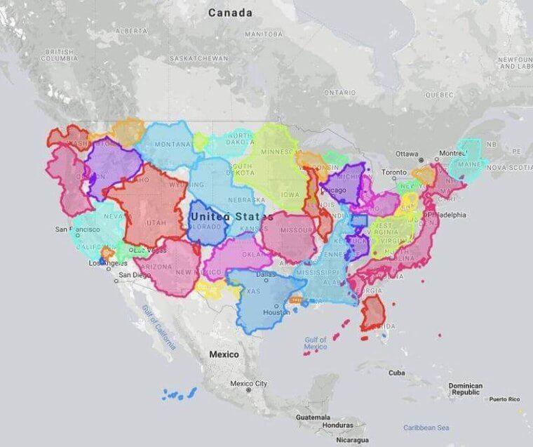 Countries Inside The United States