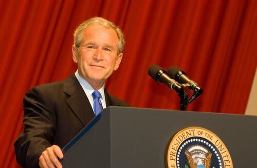 Meeting George W. Bush
