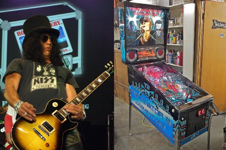 Slash and His Obsession With Vintage Pinball
