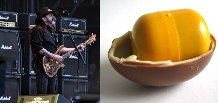Lemmy Kilmister and His Kinder Surprise Toys