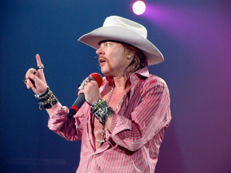 Axl Rose Managing Inventory At A Tower Records Store