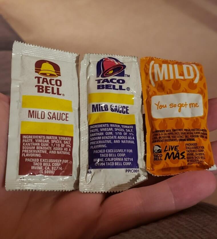 If You've Witnessed 3 Generations of Sauce Packets, You Are Old