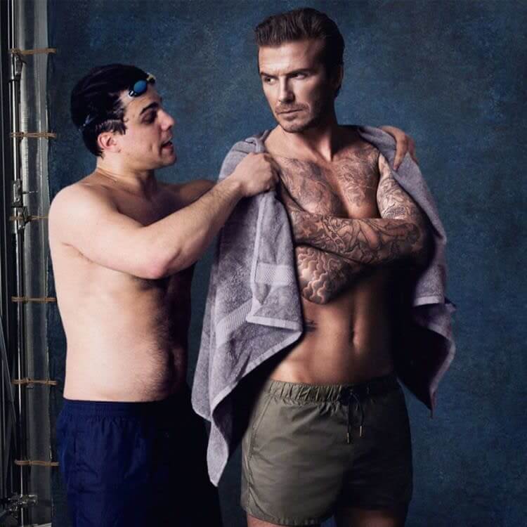 "Here Is A Towel Mr. Beckham"