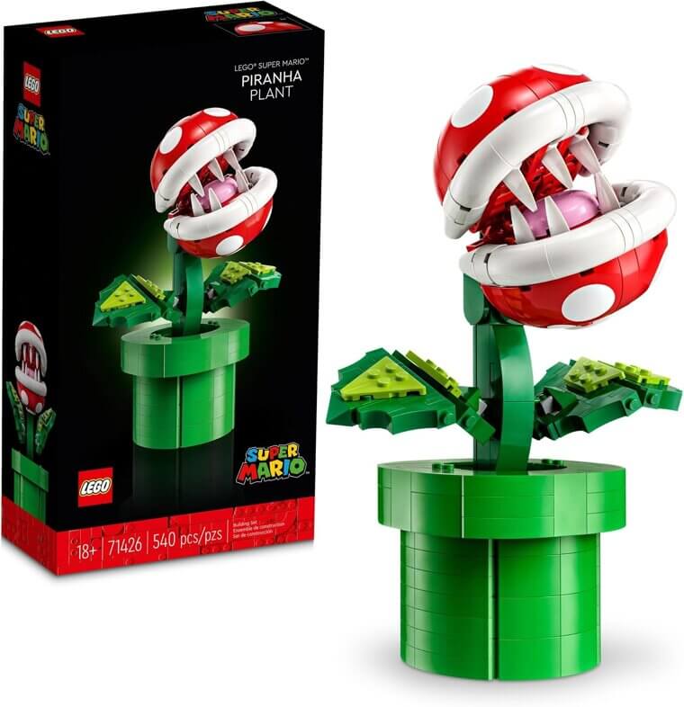 LEGO Mario Piranha Plant - Fun Build for Adults - Enjoy 20% Off!