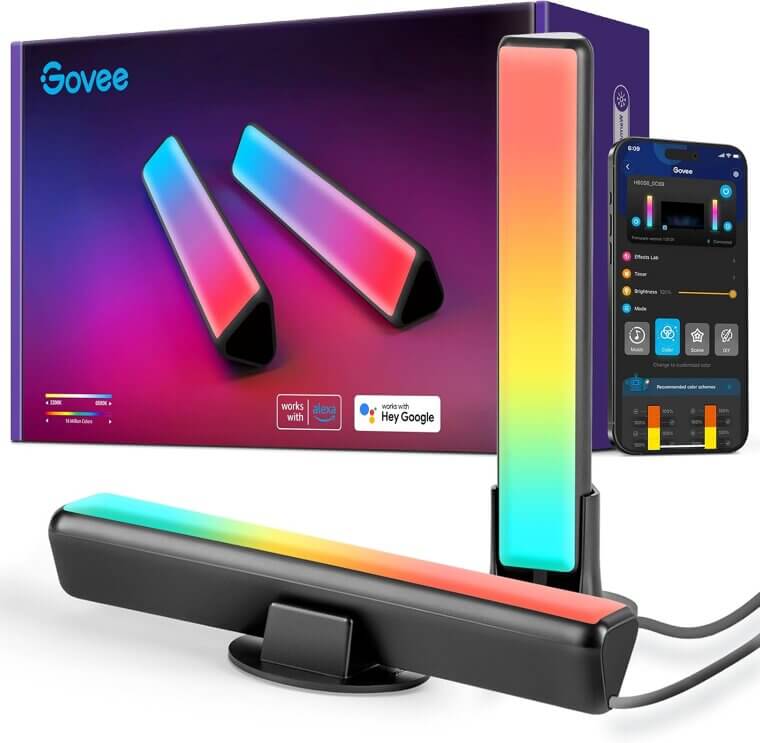 Govee LED Light Bars: Smart Backlights for Gaming & Decor - Now 40% Off!