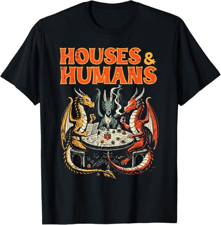 Gaming Houses T-Shirt - Perfect for Gamer Dads & Sons