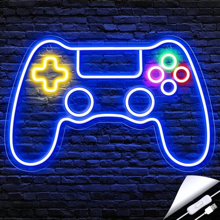 Gamer Neon Sign - Cool LED Room Decor for Gaming Enthusiasts - Don’t Miss the 32% Discount!