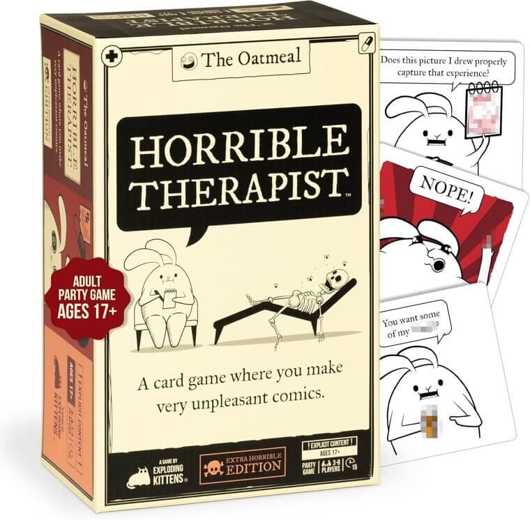 Horrible Therapist Game - Laugh-Out-Loud Adult Party Fun - Now 42% Off!
