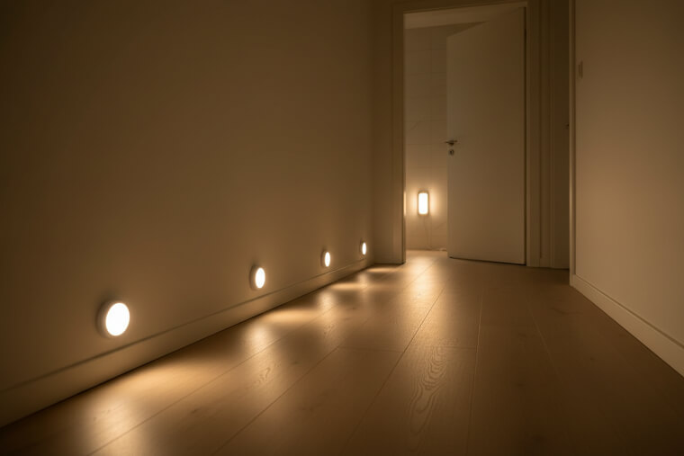 Install Soft Night Lighting on Key Paths