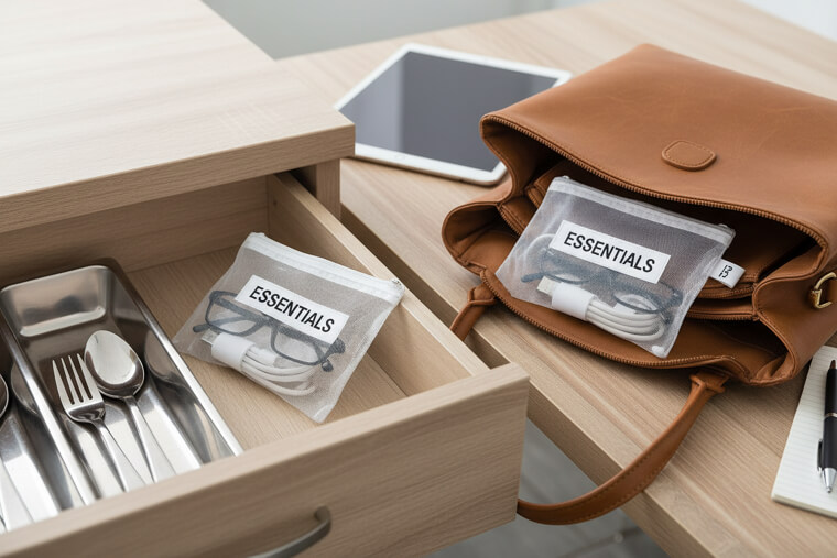 Keep a Spare Pair of Glasses and Charger in Two Places