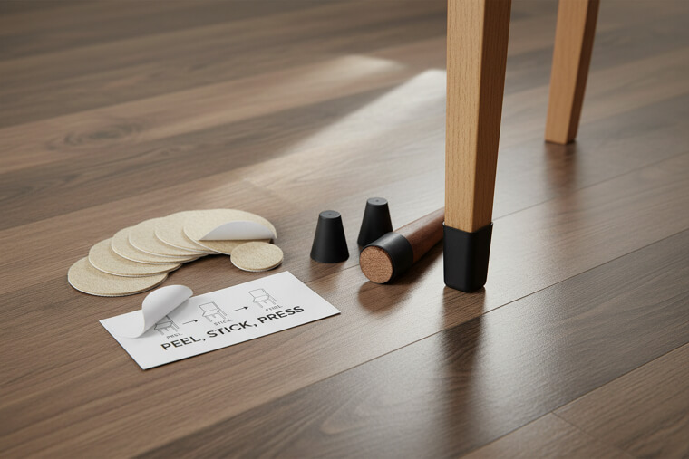 Stop Scratching Floors: Cheap Chair Leg Protectors
