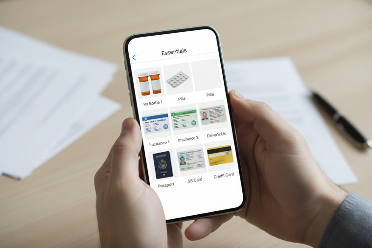 Snap a Photo of Your Meds and Important Documents
