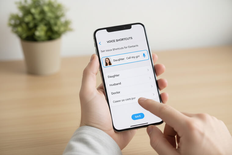 Set Voice Shortcuts for Contacts on Your Phone