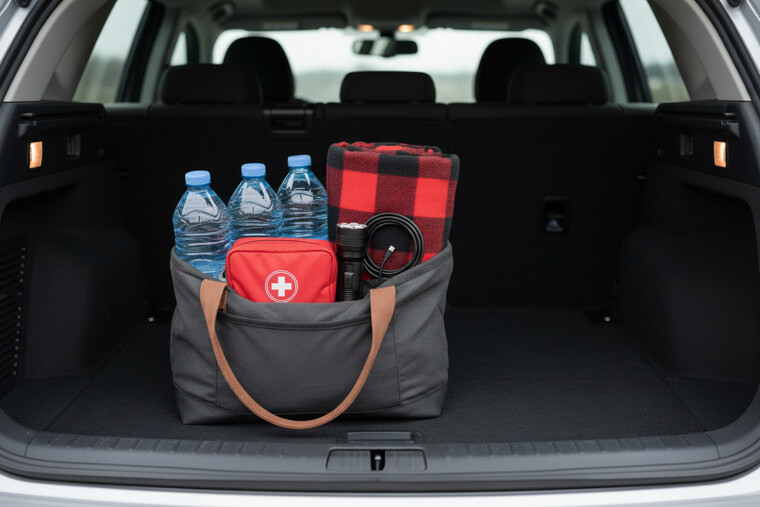 Make a "Car Kit" for Emergencies and Comfort