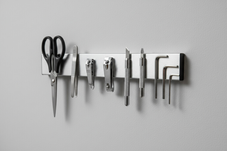 Magnetic Strip for Small Metal Tools and Accessories